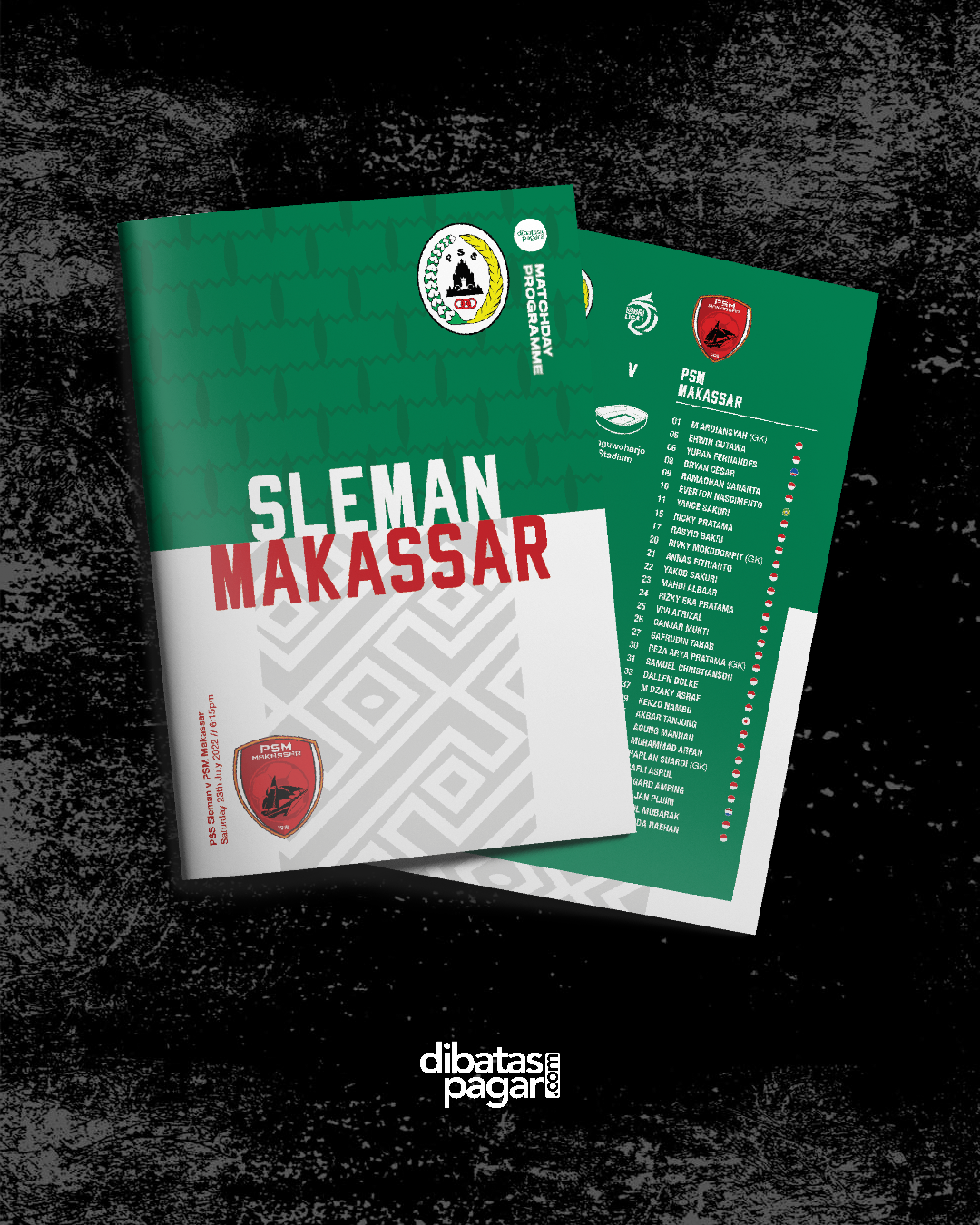 Matchday Programme Pekan 1: vs PSM Makassar ( Liga 1 2022-2023 )